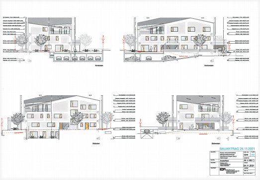 Roth Bau - Immobilien - Wohnanlage Eizen II Orsingen - Ansichten