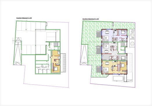 Roth Bau - Immobilien - Wohnanlage Eizen II Orsingen (Plan20-UG-EG)